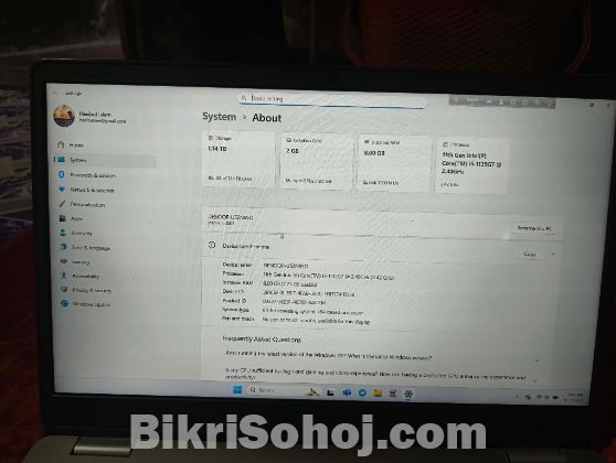 Dell inspiration core i5, 11 Generation